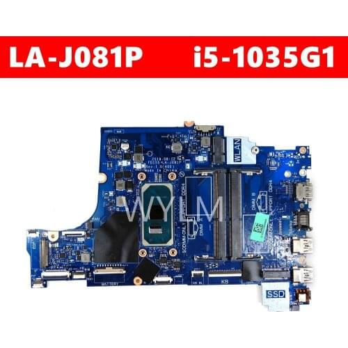 047MF0 FDI55 LA-J081P i5-1035G1 CPU Mainboard For DELL E5593 CN 47MF0 Laptop Motherboard 100%Tested Working Well