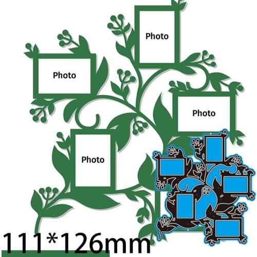 111*126mm Branches Tree Cutting DIES Stencil DIY Scrapbook Embossing Card Craft Template Paper Photo Album