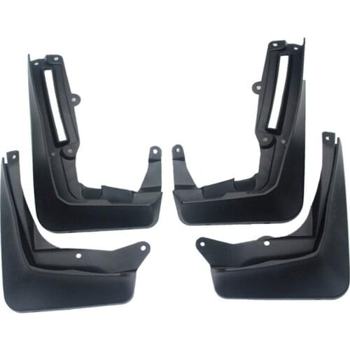 4pcs Premium Auto Front&Rear Heavy Duty Molded Flares Splash Mud Flaps Guards Fenders For BMW 7 Series 2017-2018