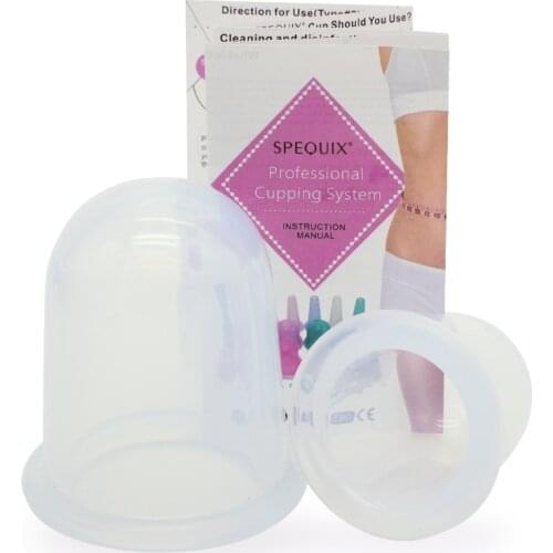 2PC Family Chinese Medical Vacuum Cans Cupping Cups Cellulite Suction Cup Therapy Body Anti-cellulite Massage Health Care