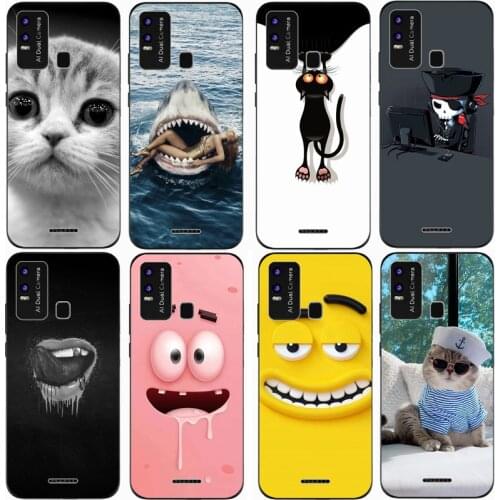 For BQ 6630L MAGIC L Case Rose Wolf Cute Patterned Cover Soft Silicon Phone Case for BQ 6630L Magic l Top Quality