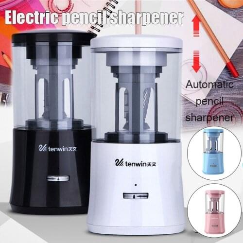 Electric Pencil Sharpener Heavy-duty Helical Blade to Fast Sharpen for Student Kids GDeals