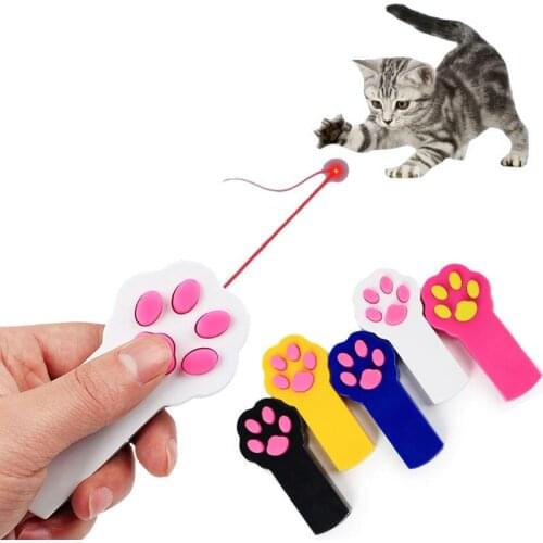 Cat Pet Chasing Toy Laser Pointer Cats Rods LED Projection Funny Pet Interactive Training Toys Pets Accessories Supplies