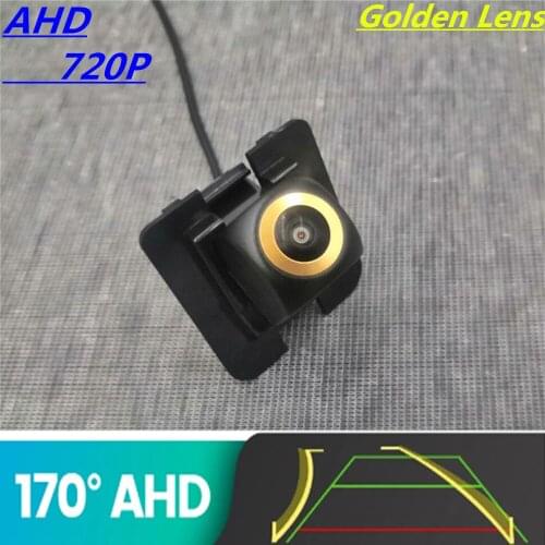AHD 720P Golden Lens Trajectory Car Rear View Camera For Mercedes Benz W204 W221 S Class Viano Vito 2010 - 2012 Vehicle Camera