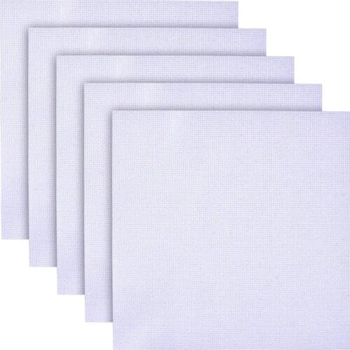 KOKNIT 30x30cm 30x45cm White Aida Cloth 11CT 14CT Embroidery Cross Stitch Fabric Canvas DIY Needlework Sewing Handcraft for Mom