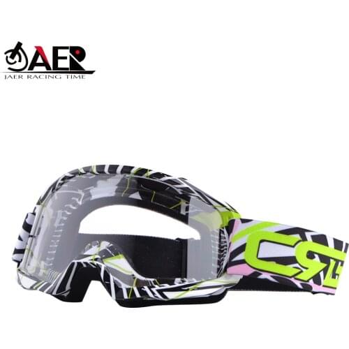 JAER Motorcycle Dirt Bike Helmet Glasses Goggles Fashion 100% Brand Antiparras MTB Sport Sunglasses Motocross Off road Gafas