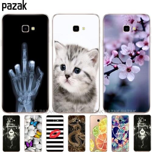 Soft case For Samsung J4 Plus Cases Print Back Soft TPU Cover For Coque Samsung J4 Plus J4 Prime sm j415 Capas J4Plus 2018 cover