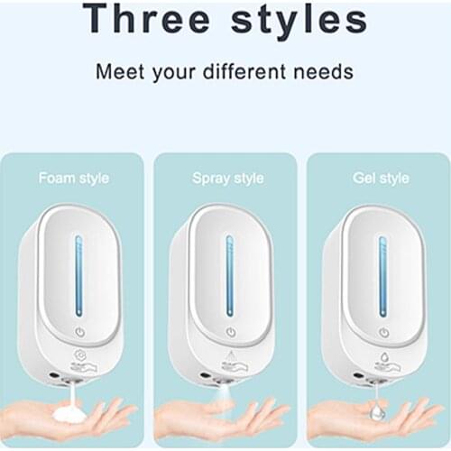 Wall-mounted Soap Dispenser Non-contact Automatic Hand Sanitizer Dispenser For 350ml Gel/liquid Soap Dispenser
