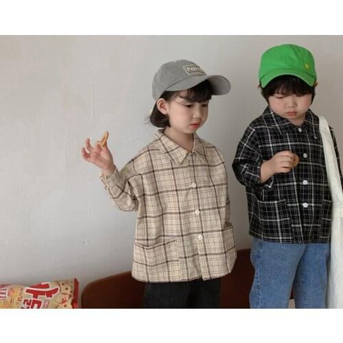 New Girls Boys Babys Kids Blouse Skirts Underwear Outwear 2021 Spring Autumn Overcoat Top Sport Toddler Childrens Clothing