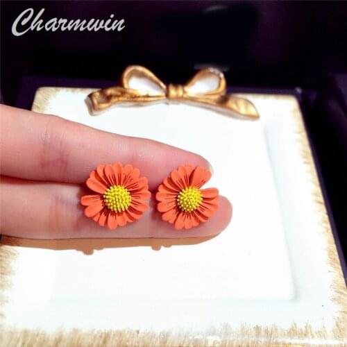 New Fashion Korean Stud Earrings For Women Exquisite Super Beautiful Flower Earrings Female