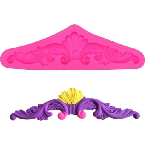 New Flower Silicone Soap Mold Chocolate Fondant Cake Baking Kitchen Decorative Lace Tool E537