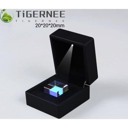 20*20*20mm CUBE of Light Cube A Gift From Optical Science Prism Creative Ornaments