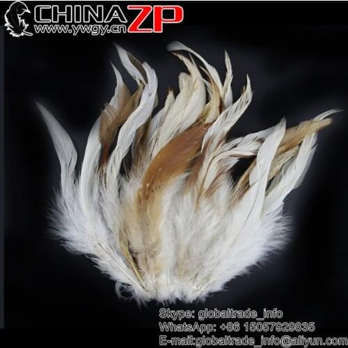 CHINAZP Factory Size 6"-8" (15-20cm) 200pieces/lot Unique Natural Rooster Chicken Coque Feathers for DIY Decorations 9 Colors