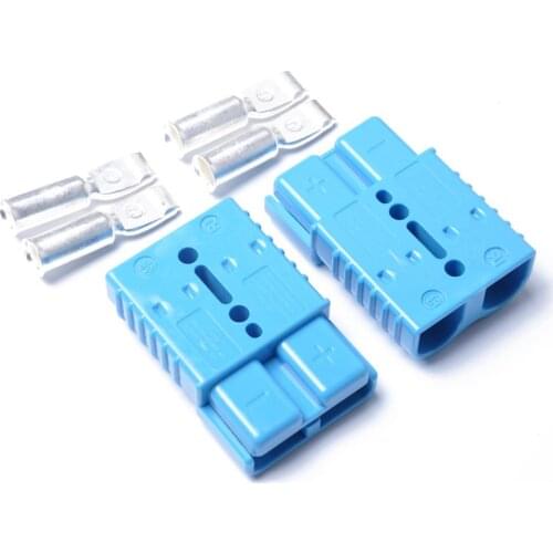 Blue Battery Quick Connector 175A 600V Plug Connect Disconnect Winch Trailer