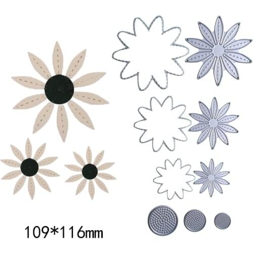 Cutting Dies Flowers New Metal steel stencils DIY Scrapbooking Paper Photo Album Embossing Greeting Card Decoration Craft Die