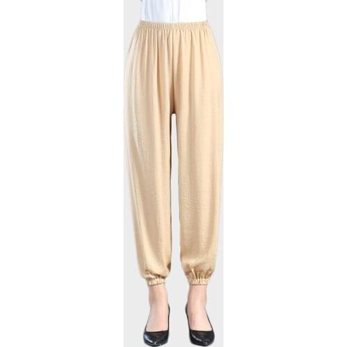 Trending Products Women pants summer Harem pants Large size High waist Bloomers casual pants High quality factory Outlet 189