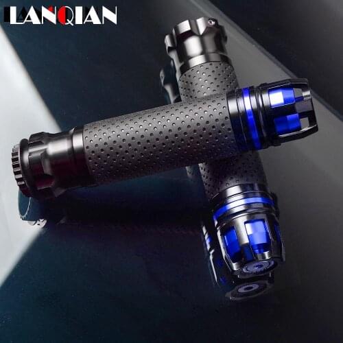 Universal Motocross Manopole Moto Handlebar Grips CNC 22 25 28 MM Dirtbike Guidao Motocross For Vespa Gts 300 Suzuki Gsr 600 Xj6