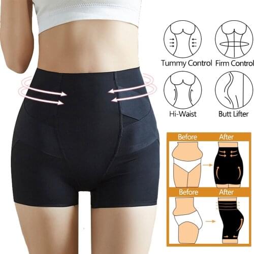SURE YOU LIKE Seamless Women Shapers High Waist Slimming Tummy Control Pants Hip Raise Fat Burning Shapewear Lady Shaper Pants