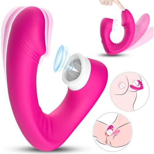 Sucking Vibrators For Women Vagina Clitoris Stimulator Blowjob Adults Sex Toys Nipple Clit Sucker 9 Speeds Dildo For Female