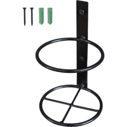 Wrought Iron Wine Rack Space-Saving Black Wall Mounted Metal Wine Holder Storage Hardware Included Perfect for Home 85LA