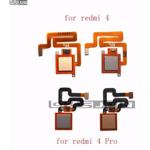 1pcs Original New Back Home Button Fingerprint Sensor Accessories Flex For Xiaomi Redmi 4/Redmi 4 Pro
