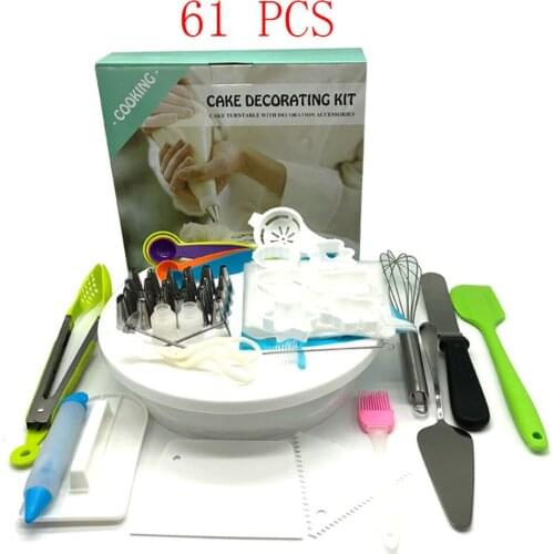 61 Pcs Nozzles Cupcake Basket Weave Tips Icing Piping Cream Nozzle Reusable Russian Pastry Tips Baking Mold Cake Decoration Tool