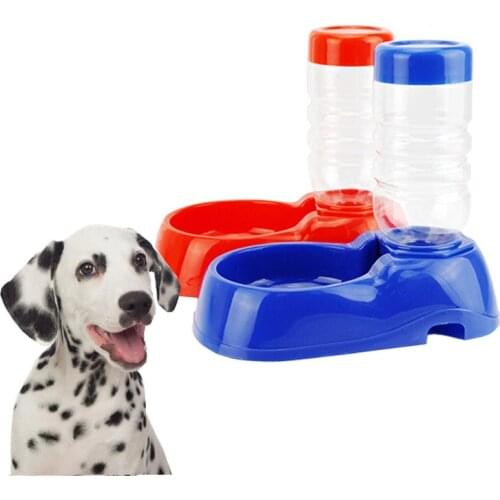 Pet Automatic Feeder bowl For Dog Cat Water Drinking Feeder Dispenser Food Dish Drinking Bottle For Dogs Pet Feeding Supplies