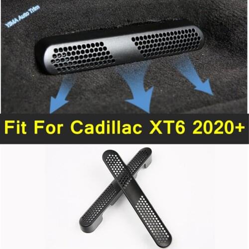 Car Under Seat Air Conditioning Duct Vent Anti-blocking Protective Cover Trim Fit For Cadillac XT6 2020 2021 Accessories