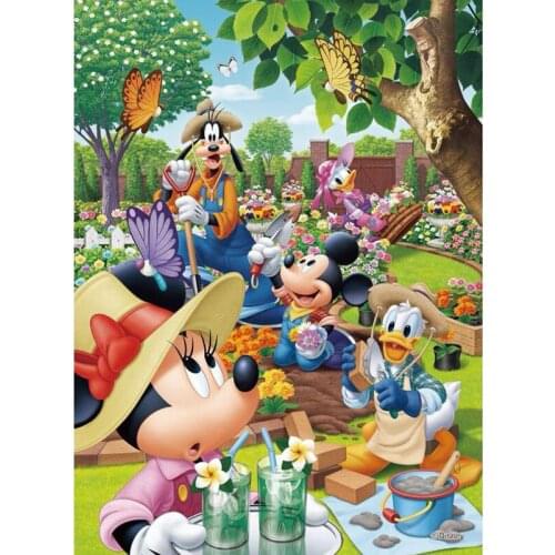 Disney Cartoon Mickey and His Friends Party DIY 5D Diamond Painting Embroidery Childrens Craft Cross Stitch Mosaic Decor Gift