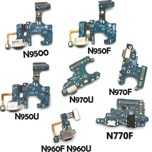 USB Charging Port Dock Connector Charge Board Flex Cable For Samsung Note 8 9 10 Lite N950F N950U N650F N650u N970F N970U N770F