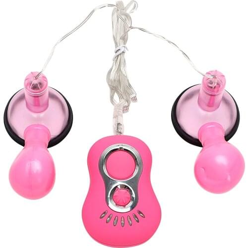 IKOKY Vibrating Nipple Sucker 7 Vibrator Speed Breast Clitoris Stimulator Nipple Pump Massager Sex Toys for Women