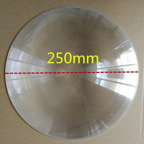 PMMA solar fresnel lens diameter 250mm focal length 140mm