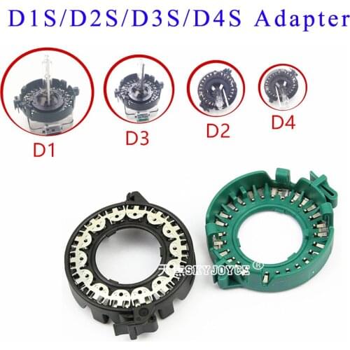 SKYJOYCE 1 Pair D1S D1R HID Bulb Adapters Metal Clip Retainer base adapter Projector Car headlight D1S D3S D2S D4S Bulb Holder