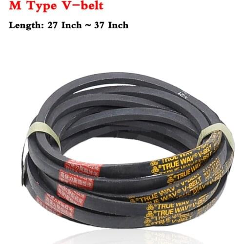 1PCS M Section V-belt Triangle Belt M-27 Inch ~ M-37 Inch For Industrial Agricultural Equipment