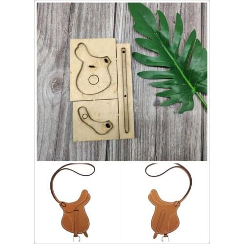 Japan Steel Blade Rule Die Cut Steel Punch Pendant Cutting Mold Wood Dies for Leather Cutter for Leather Crafts 100x80mm