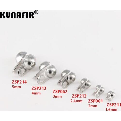 Stainless steel butterfly clasp ball chain hook adapter beads necklace connector accessories jewelry DIY parts