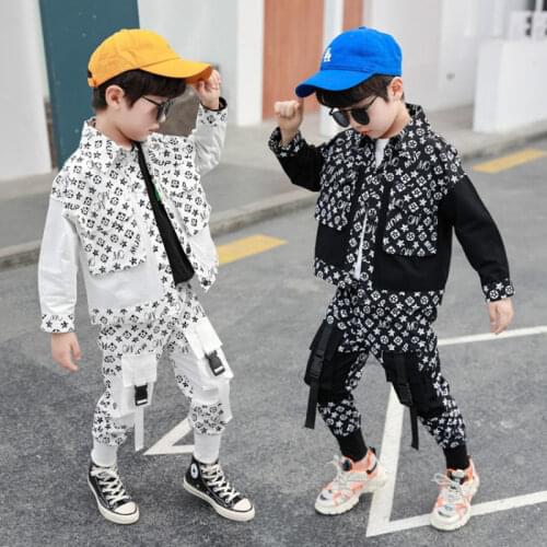3-14 years Spring teenage Boy Clothing set 2021 New Casual Fashion jacket + Pant Kid Children baby toddler boy clothes