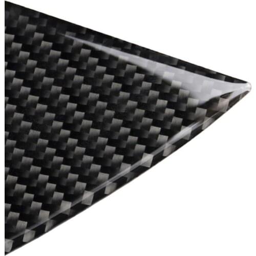 2Pcs Carbon Fiber Front Bumper Car Stickers Accessories Decor for Mazda 3 Axela Car Accessories