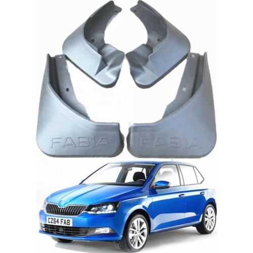 2018 hot New car Splash Guards Mud Guards Flaps Fit For 2014-2018 SKODA Fabia NJ5 MK3 Hatchback fender