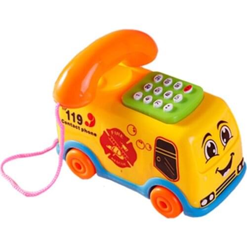 Children Lifelike Telephone Educational Set Toys for Over 1 Year Old Kids Keyboard Set Improve Intelligence Toys