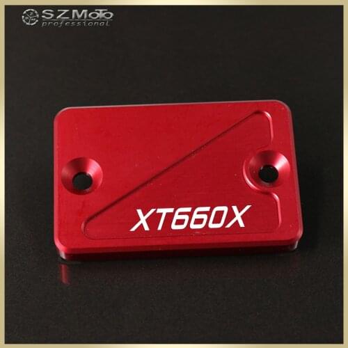 For YAMAHA XT660X XT 660X 2004-2014 Aluminum Motorcycle Accessories Front Brake Master Cylinder Fluid Reservoir Cover Cap CNC