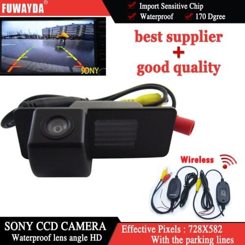 FUWAYDA Wireless SONY CCD Car RearView Parking With Guide Line CAMERA for Chevrolet Aveo Trailblazer Opel Mokka Cadillas SRX CTS