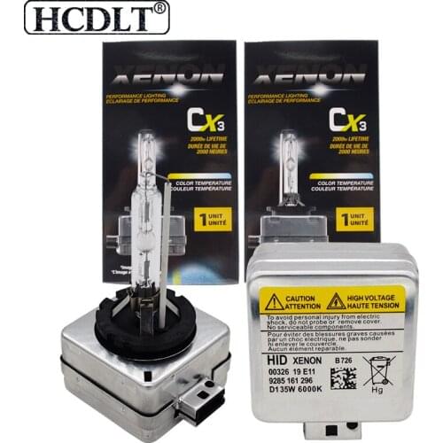 HCDLT OEM Quality High Bright 55W D1S 6000K HID Xenon Headlight Lamp 35W D1S D1R D3R D3S 5000K 4300K 8000K Car Light Xenon Bulb