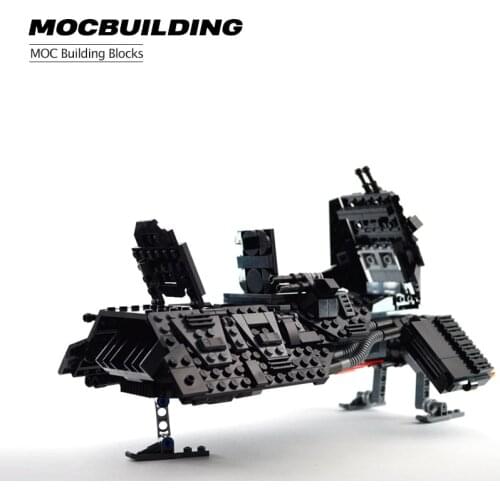 Creator Plan Night Transport Ship Model Knights Responsibility Buzzer DIY Building Block Children Assemble Toys