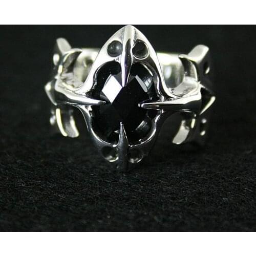 925 pure silver ring cross thai silver ring male ring female vintage ring