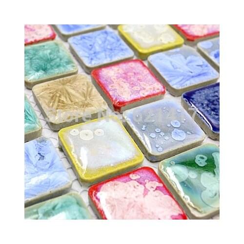 Colorful polished porcelain tiles mosaic kitchen backsplashl tile bathroom floor tiles classic color ceramic wall tiles