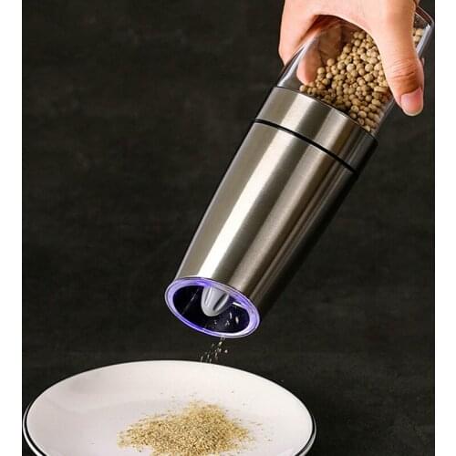 Electric pepper grinder kitchen household gravity induction automatic fast pepper grinder sea salt mill ZP6181340