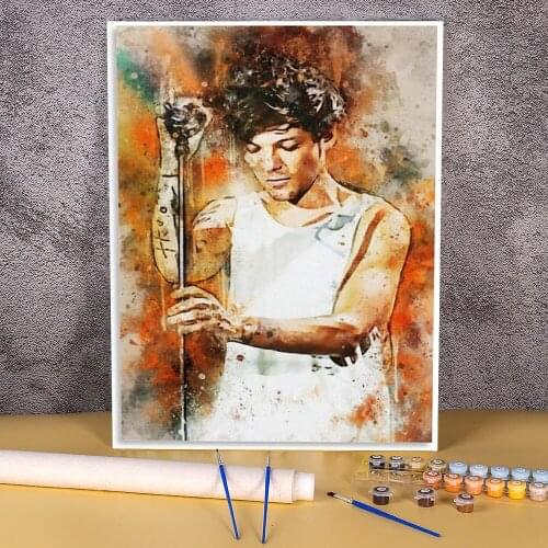 Test Diy Paint By Numbers Kit Acrylic Canvas Home Decor Drawing DIY Paint By Numbers Set Acrylic Art