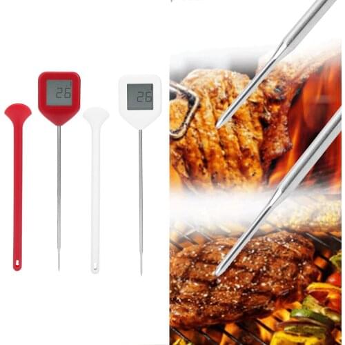 New Household Food Thermometer Temperature Supplies Kitchen Barbecue Meat Baking Insert Milk Probe Food Measurement Liquid