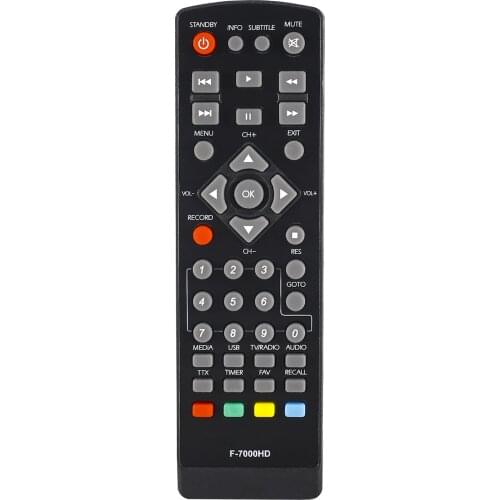 New remote control fit for FUJIONKYO F-7000HD DVB TV set top box controller